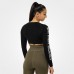 BB Bowery Cropped LS - Black